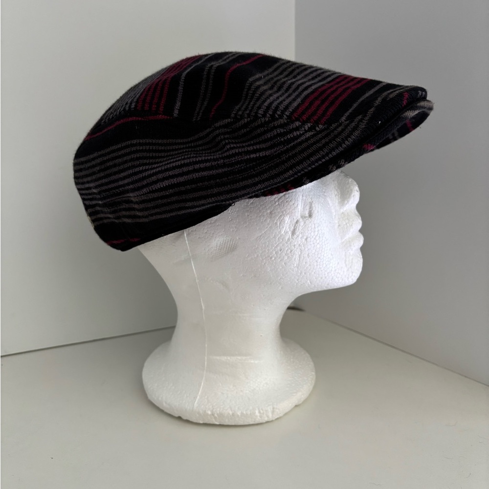 NWOT Quicksilver Striped Newsboy Flat Cap Size L/XL